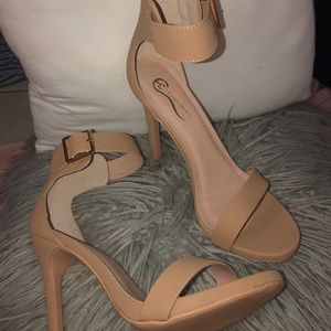 Nude high heel. New shoes. Perfect for any outfit